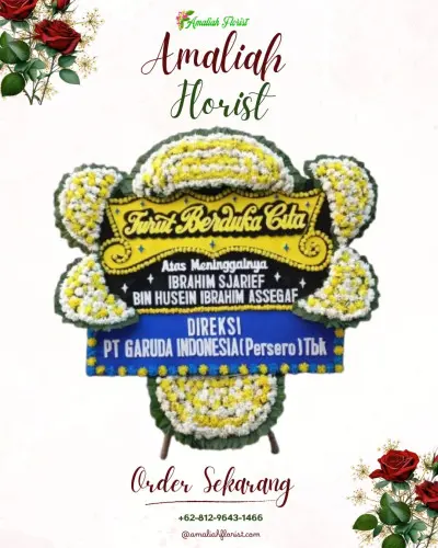 Papan Bunga Duka di Lola
